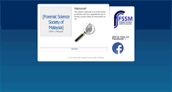 Desktop Screenshot of forensics.org.my