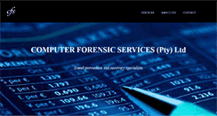 Desktop Screenshot of forensics.co.za